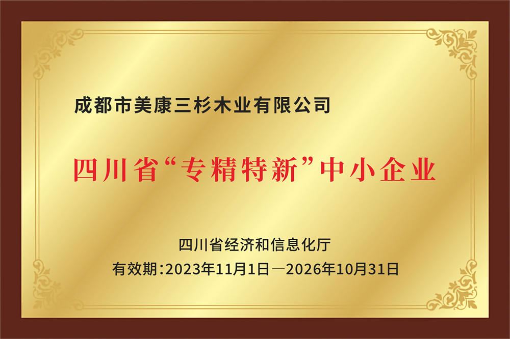 四川省专精特新中小企业